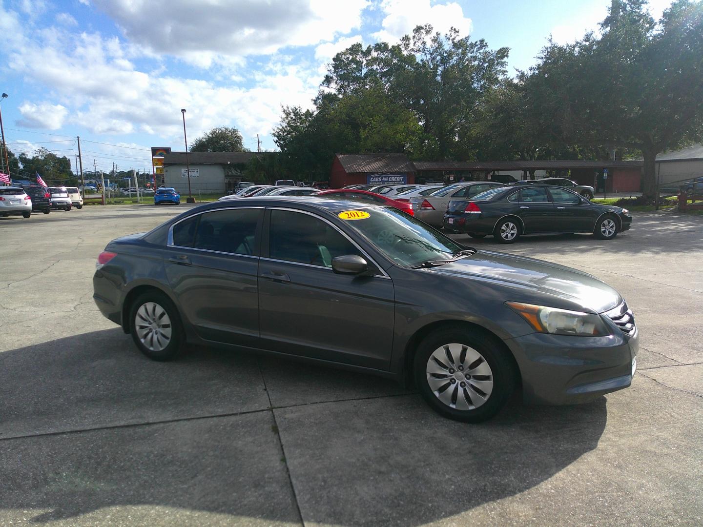 2012 GRAY HONDA ACCORD LX (1HGCP2F39CA) , located at 10405 Abercorn Street, Savannah, GA, 31419, (912) 921-8965, 31.988262, -81.131760 - Photo#2